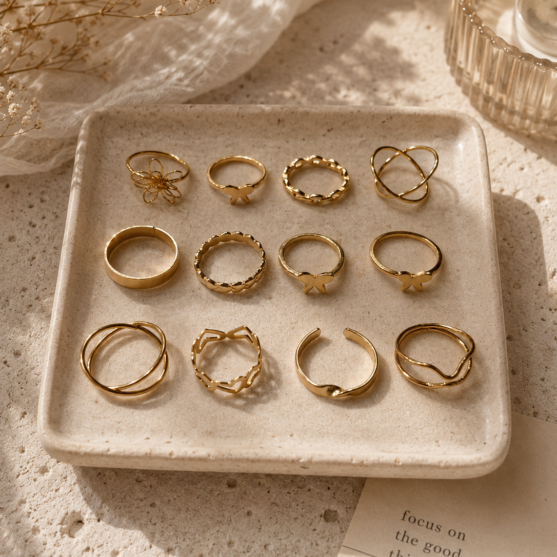 Rings 004 (Combo set of 12)