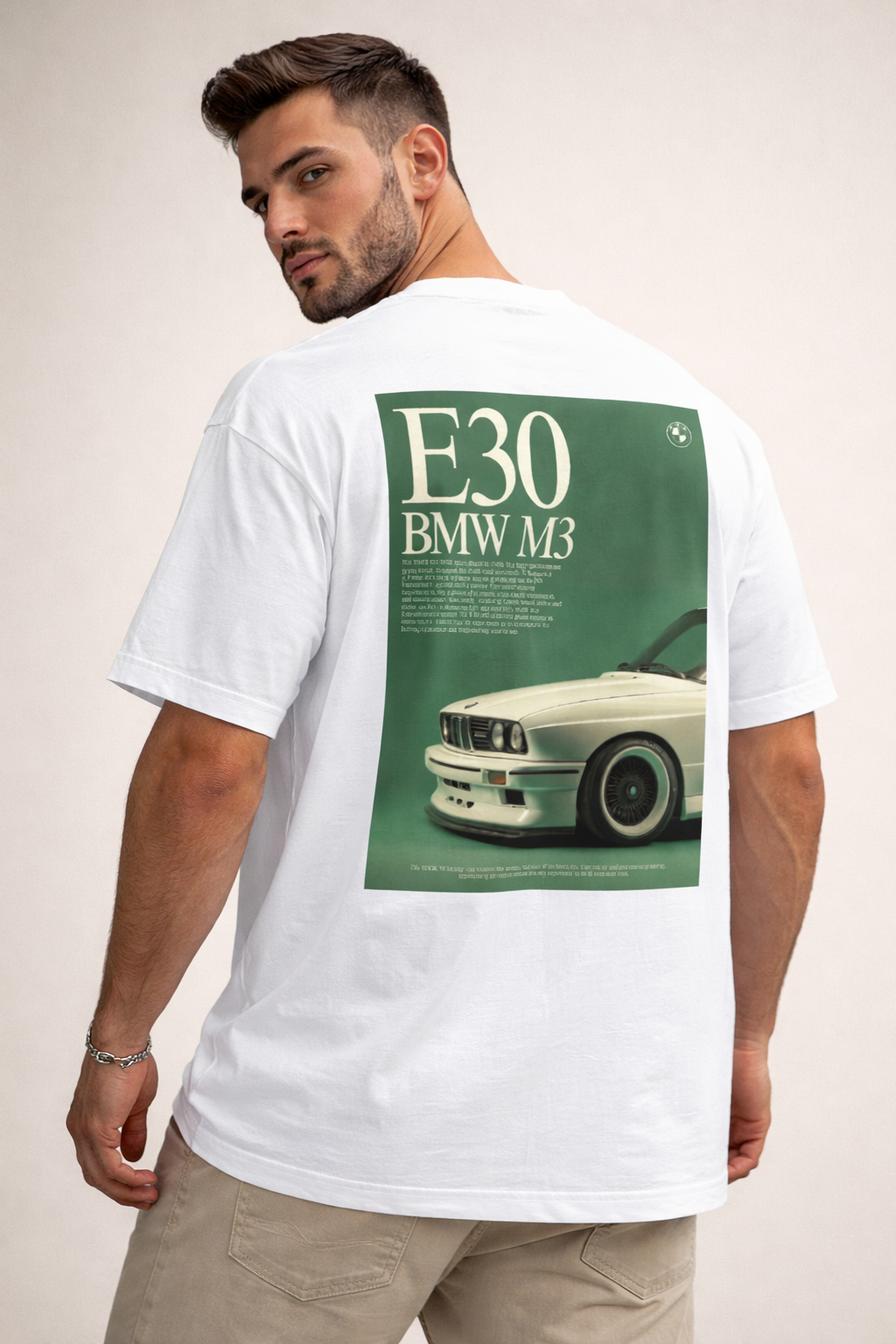 BMW E30 M3 Legacy Oversized T-Shirt – Vintage Motorsport Streetwear Tee