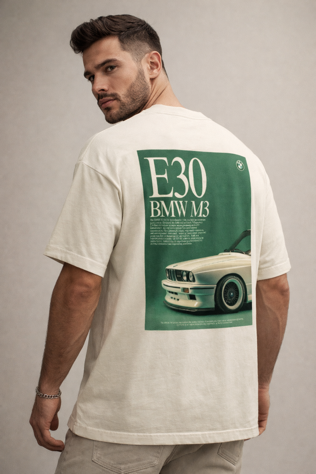 BMW E30 M3 Legacy Oversized T-Shirt – Vintage Motorsport Streetwear Tee