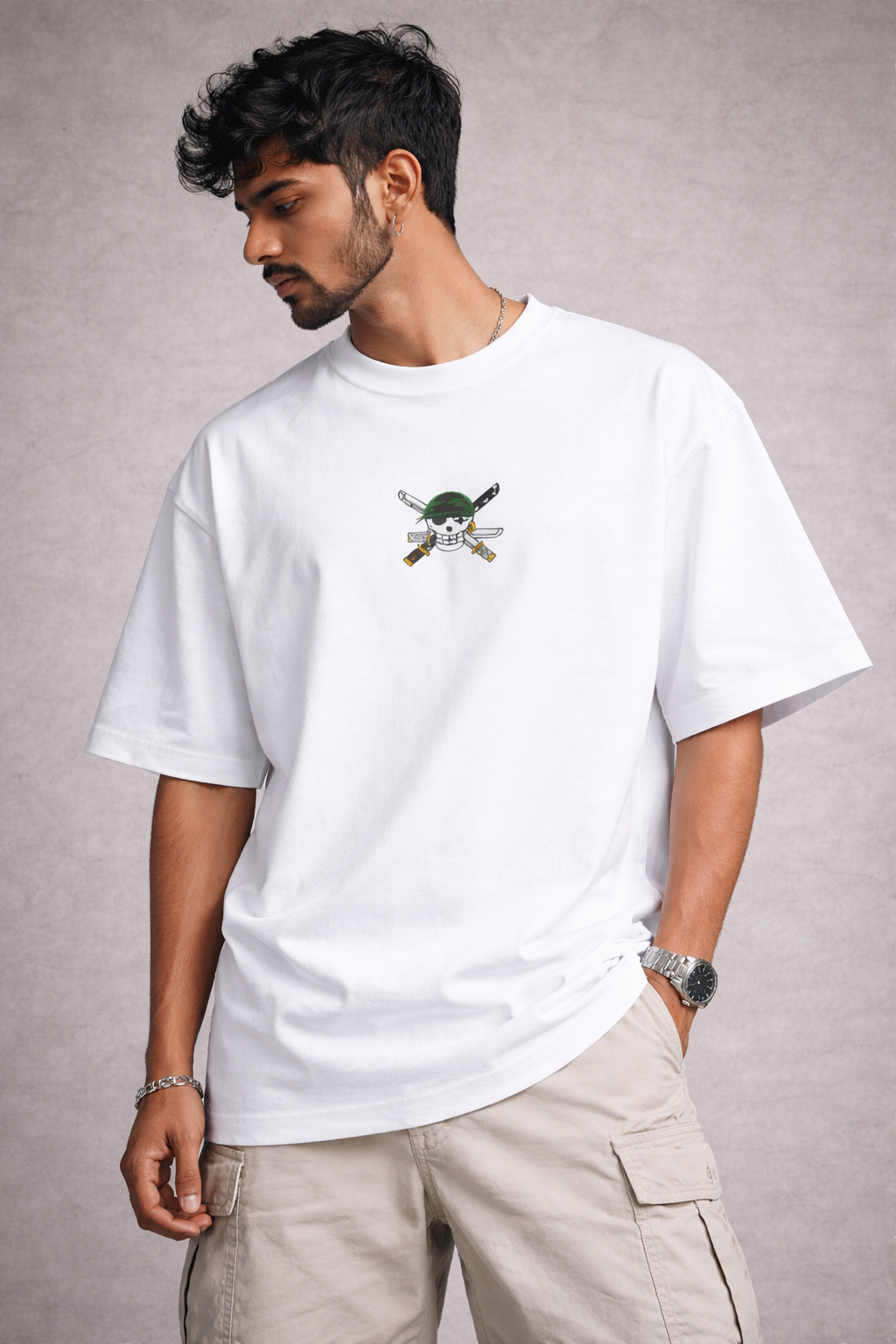 Roronoa Zoro Oversized T-Shirt – Anime Vintage Edition