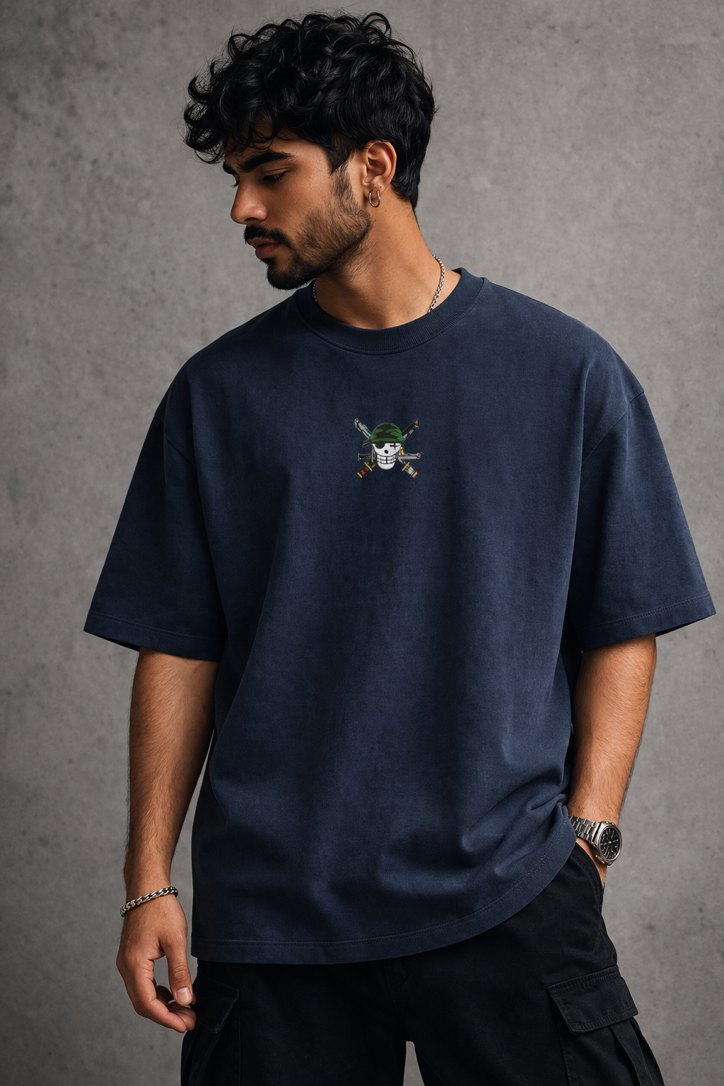 Roronoa Zoro Oversized T-Shirt – Anime Vintage Edition
