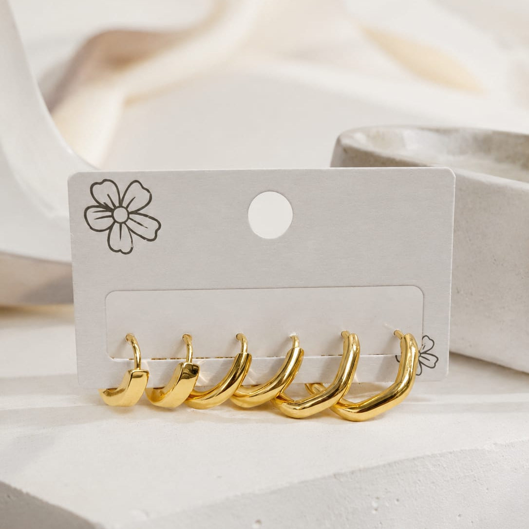 Earrings 035 (Combo set of 3)