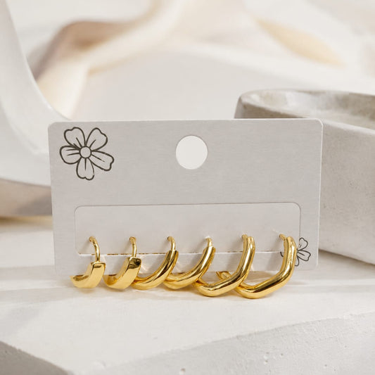 Earrings 035 (Combo set of 3)