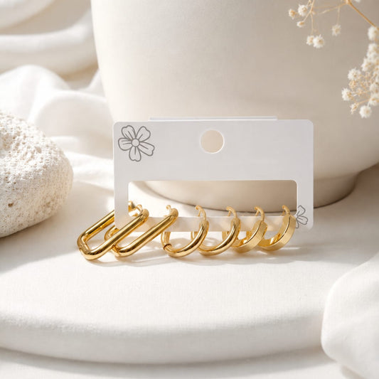 Earrings 034 (Combo set of 3)