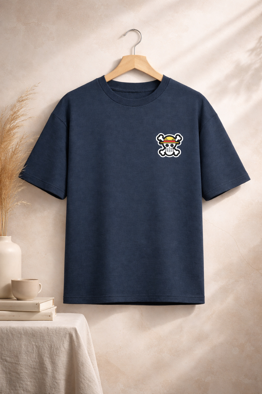 Monkey D. Luffy Wanted Poster Oversized Anime T-Shirt | One Piece Streetwear Tee