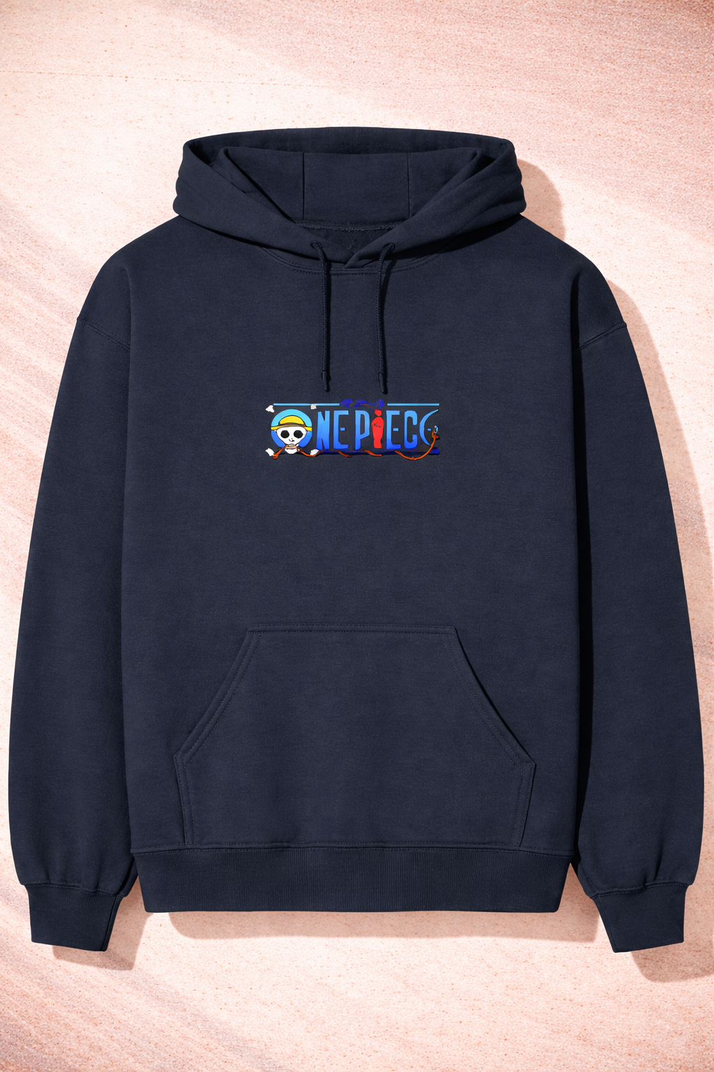 One Piece Pirate Logo Oversized Hoodie – Anime Streetwear
