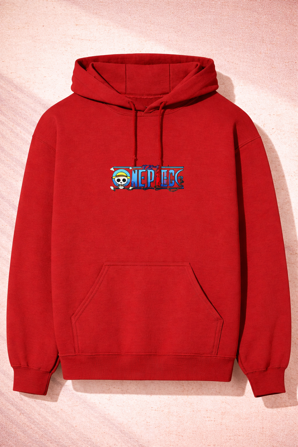 One Piece Pirate Logo Oversized Hoodie – Anime Streetwear