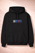 One Piece Pirate Logo Oversized Hoodie – Anime Streetwear