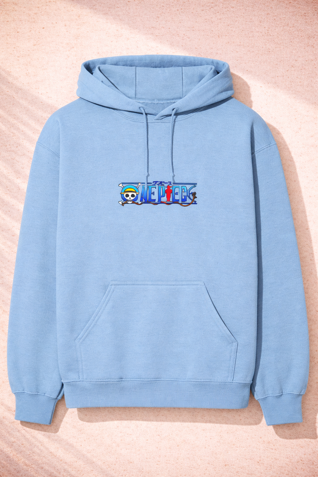 One Piece Pirate Logo Oversized Hoodie – Anime Streetwear