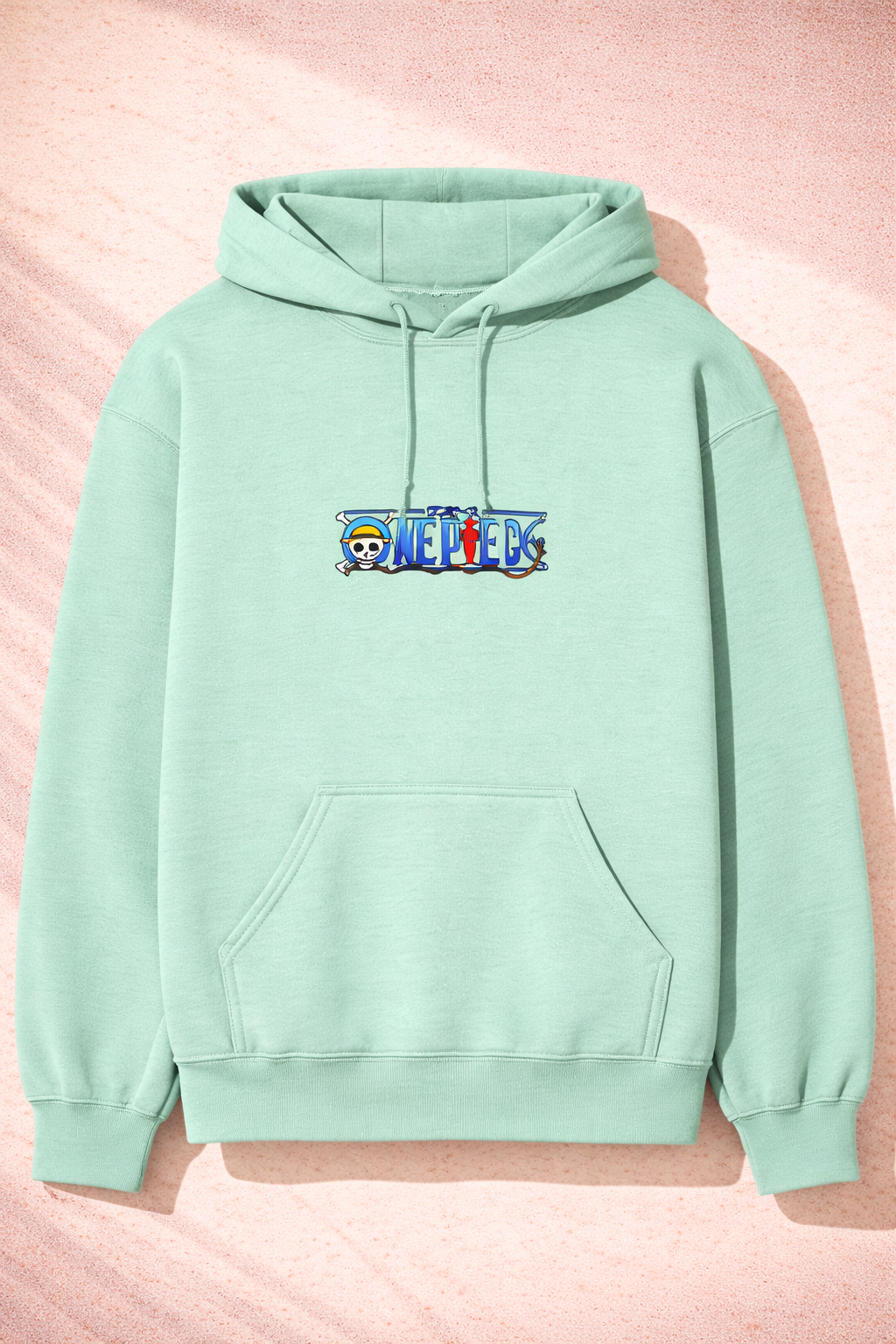 One Piece Pirate Logo Oversized Hoodie – Anime Streetwear