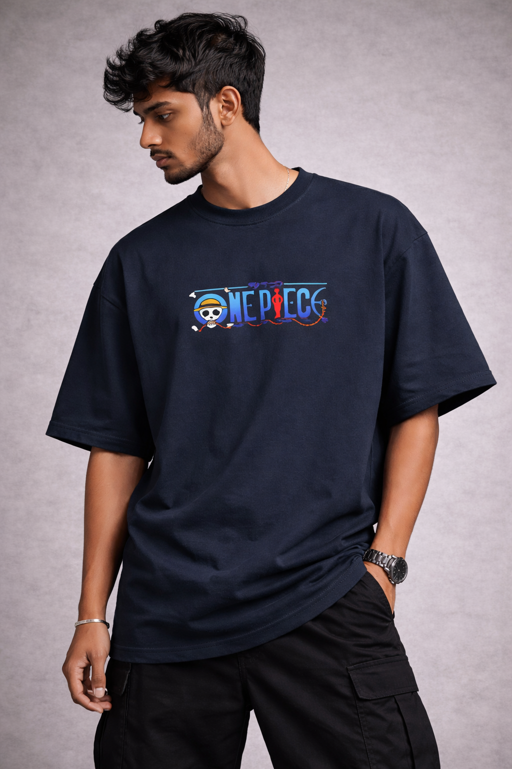 Gear 5 Luffy Wanted Poster Oversized T-Shirt – Ultimate Anime Streetwear