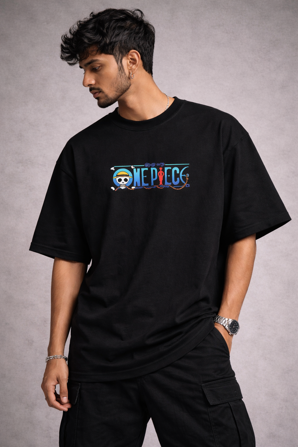 Gear 5 Luffy Wanted Poster Oversized T-Shirt – Ultimate Anime Streetwear