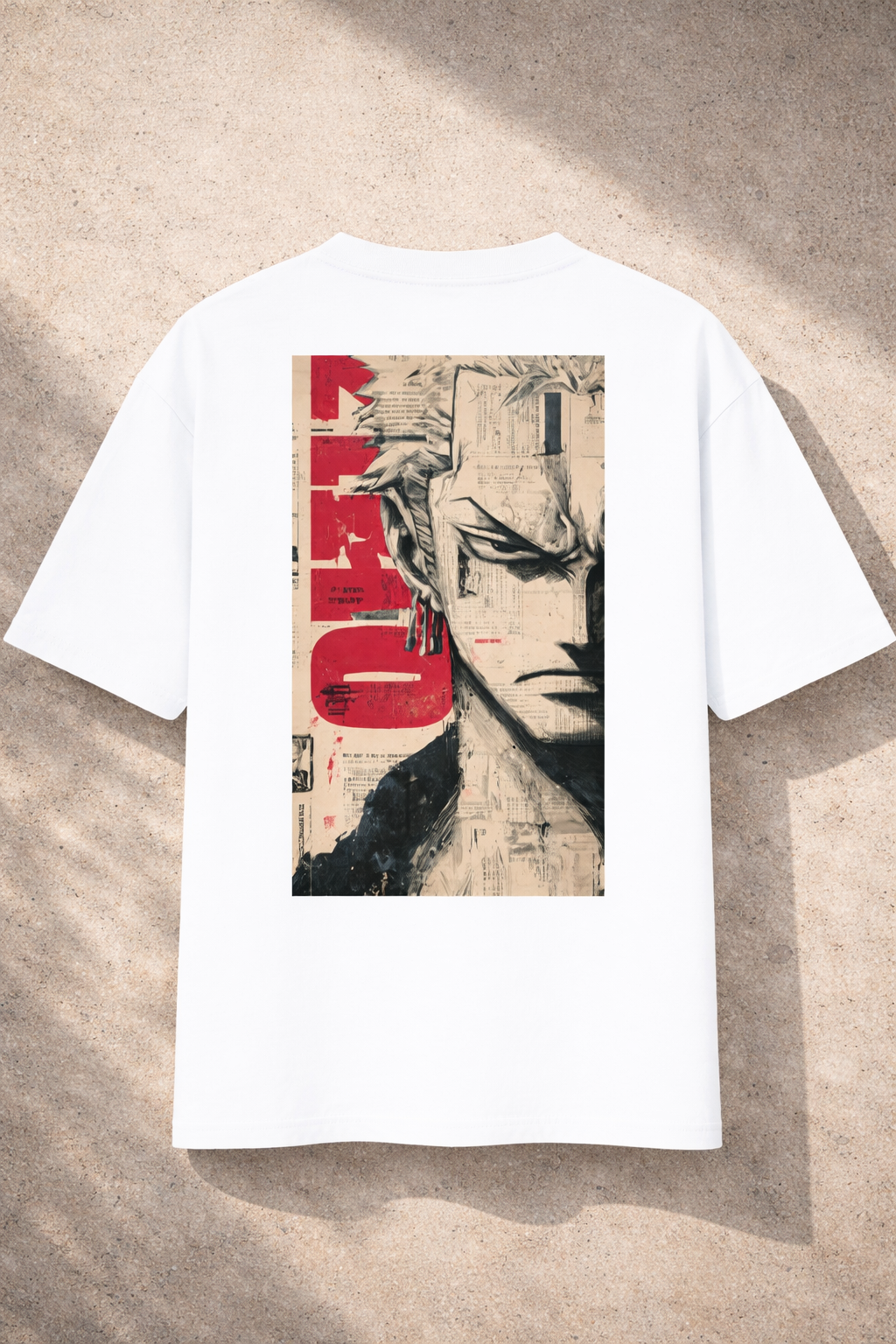 Roronoa Zoro Oversized T-Shirt – Anime Vintage Edition