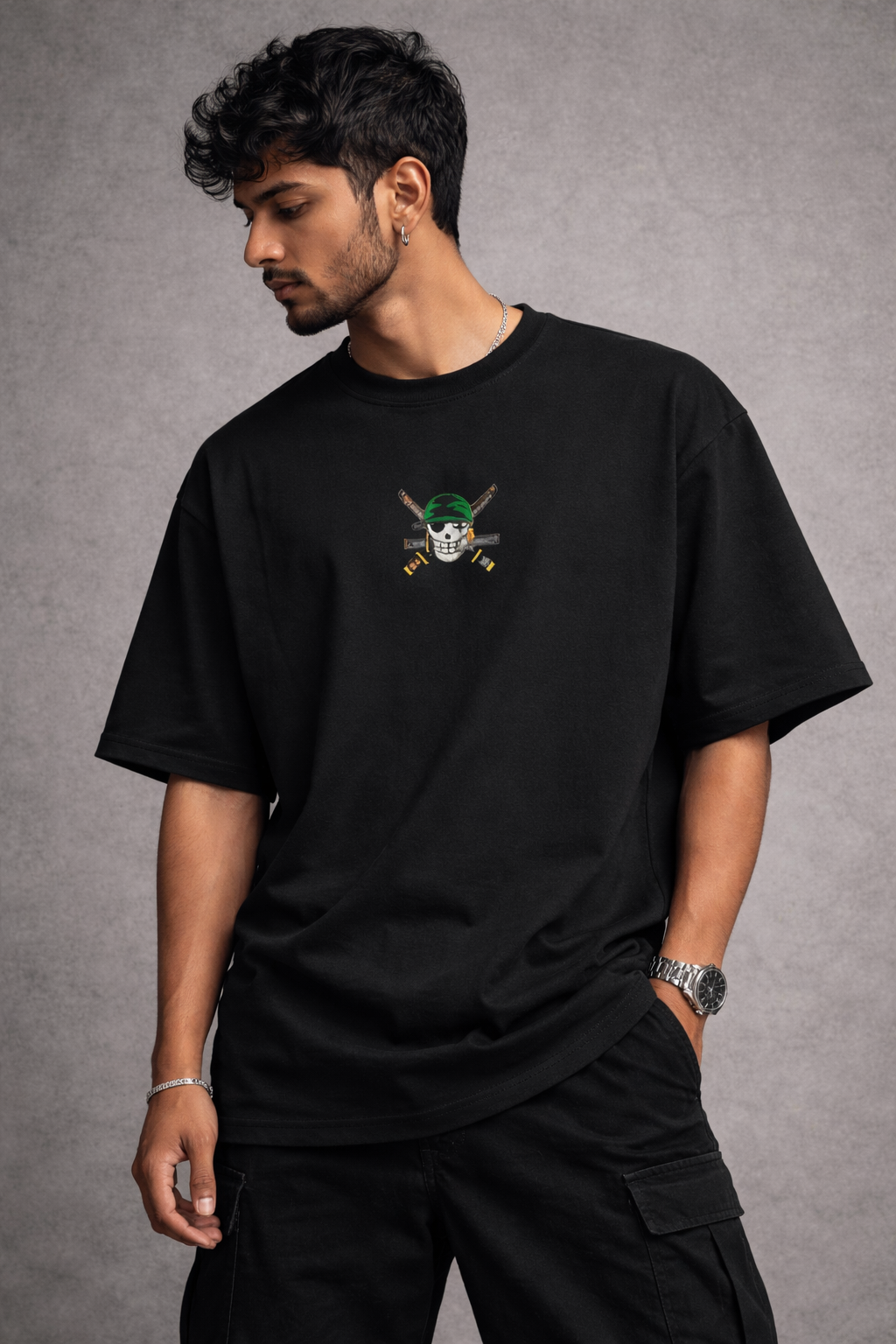 Roronoa Zoro Oversized T-Shirt – Anime Vintage Edition