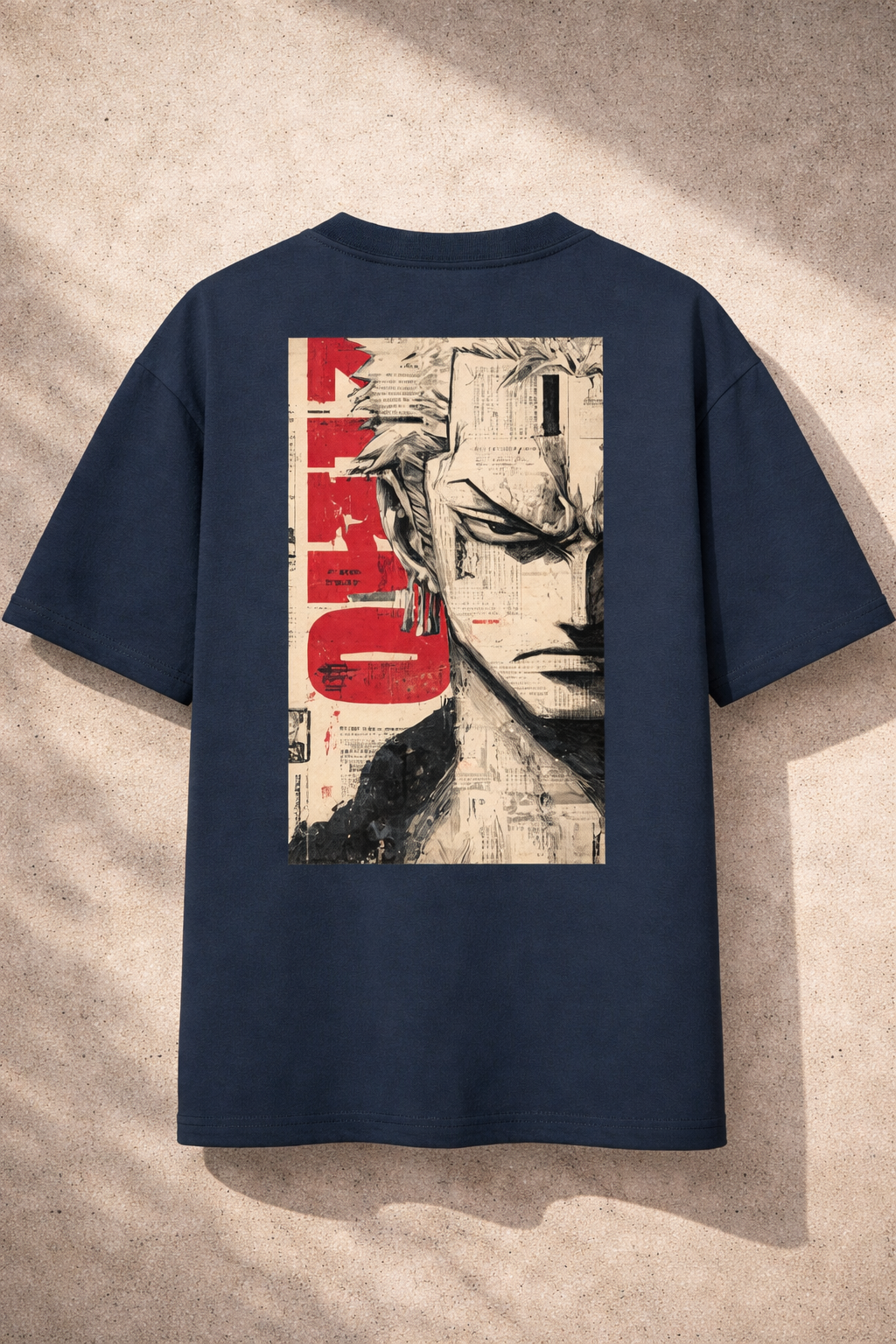 Roronoa Zoro Oversized T-Shirt – Anime Vintage Edition