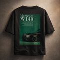 Mercedes W140 Heritage Oversized T-Shirt – Vintage Luxury Streetwear Tee