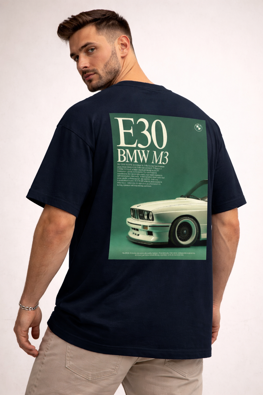 BMW E30 M3 Legacy Oversized T-Shirt – Vintage Motorsport Streetwear Tee