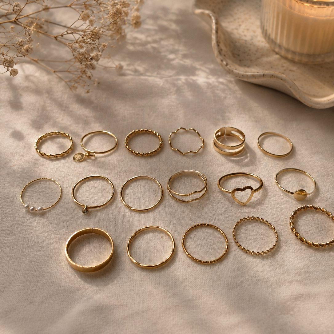 Rings 011 (Combo set of 17)