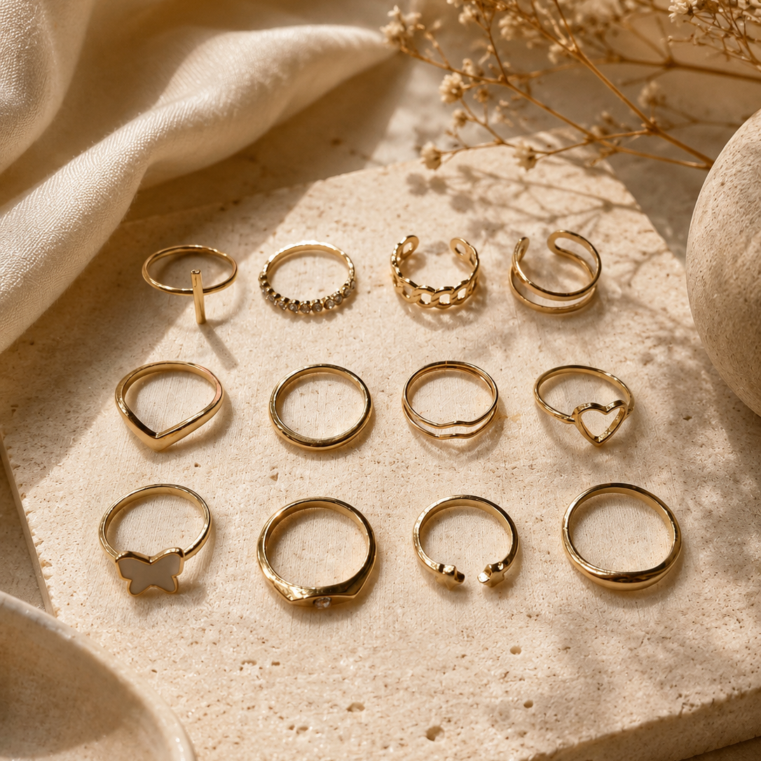 Rings 006 (Combo set of 12)