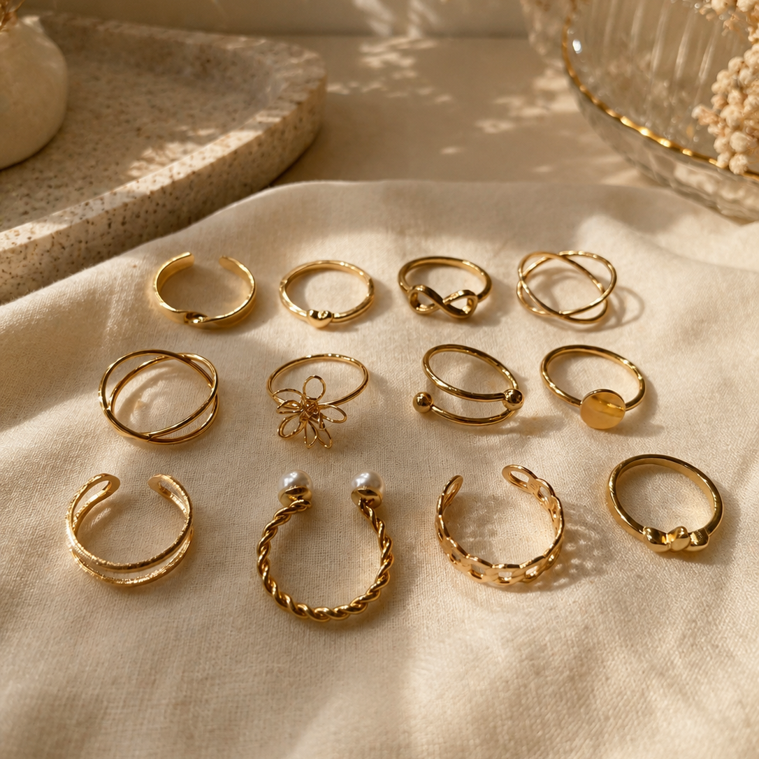 Rings 005 (Combo set of 12)